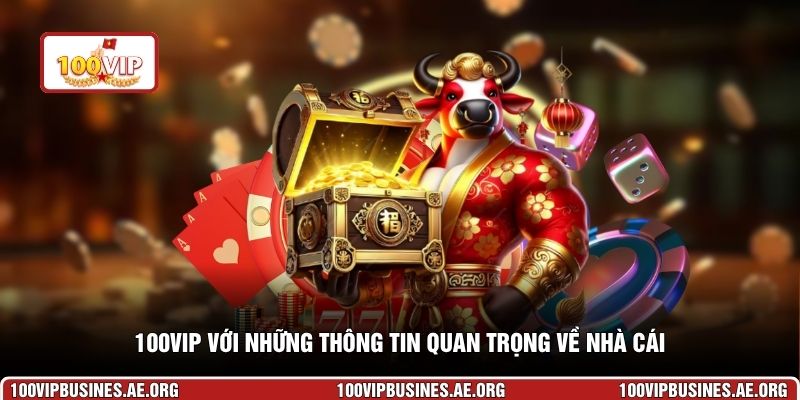 100VIP với những thông tin quan trọng về nhà cái